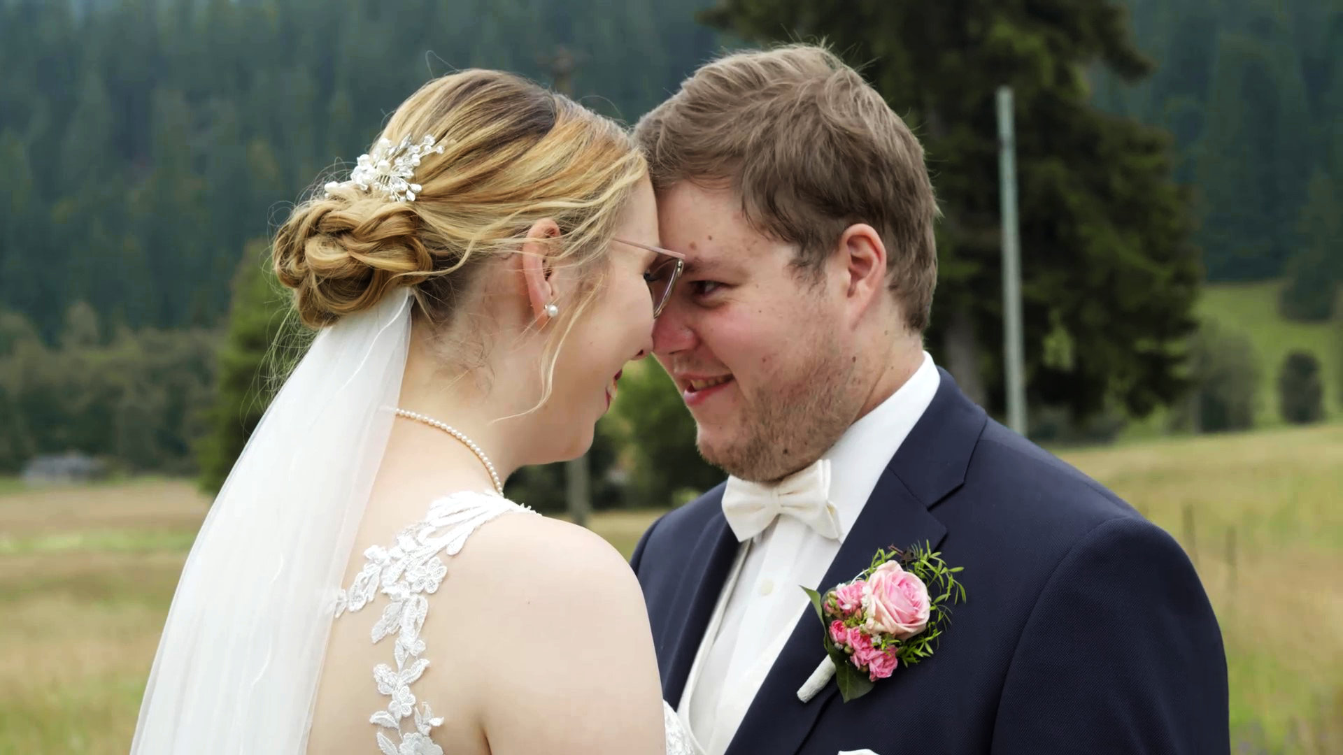 Hochzeitspaar beim Henslerhof